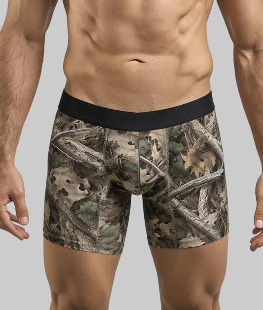 Men's Camo Hunting Boxer Brief - Moisture-Wicking - Faded - view 1