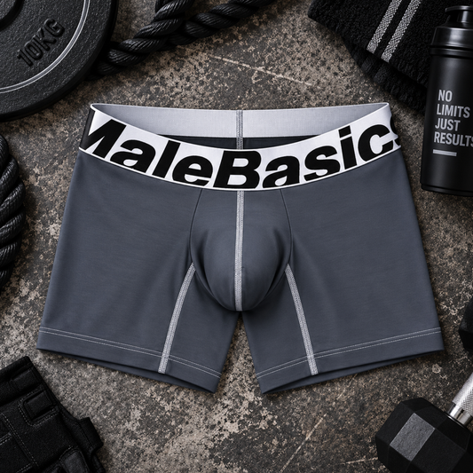 Men's Performance Microfiber Boxer Trunk - Moisture-Wicking