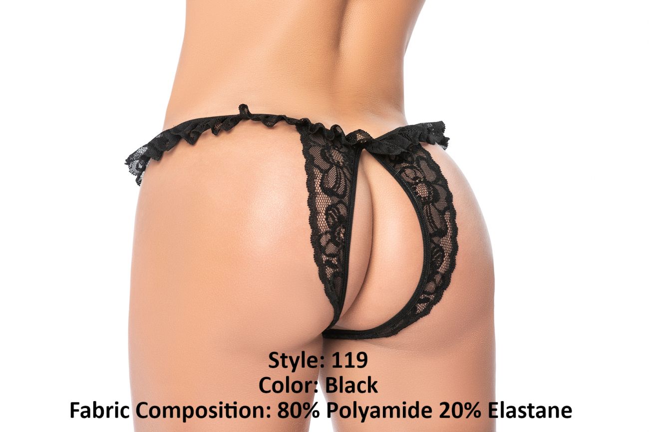 Mapale 119 Lace Peek-A-Boo Panty