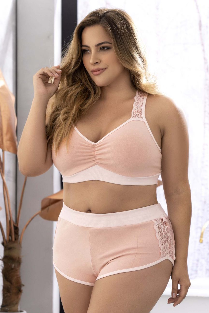 Mapale 7389X Two Piece Pajama Set. Top and Shorts