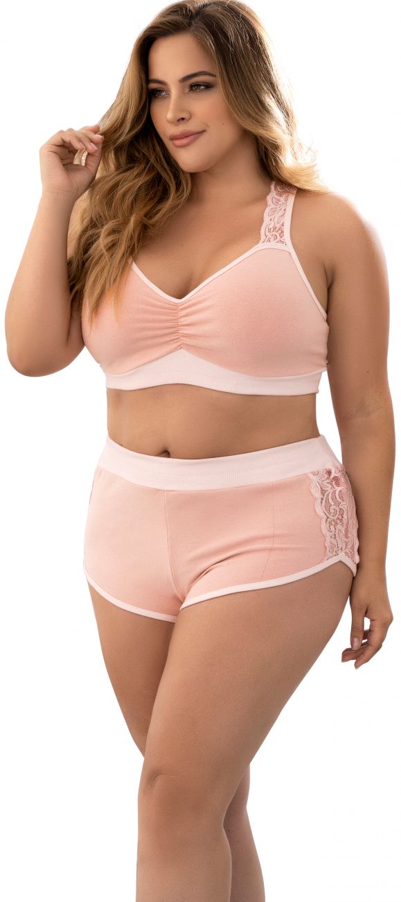Mapale 7389X Two Piece Pajama Set. Top and Shorts