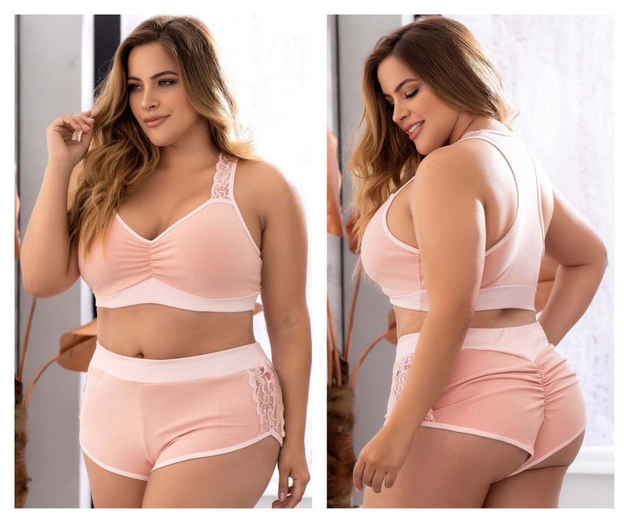 Mapale 7389X Two Piece Pajama Set. Top and Shorts