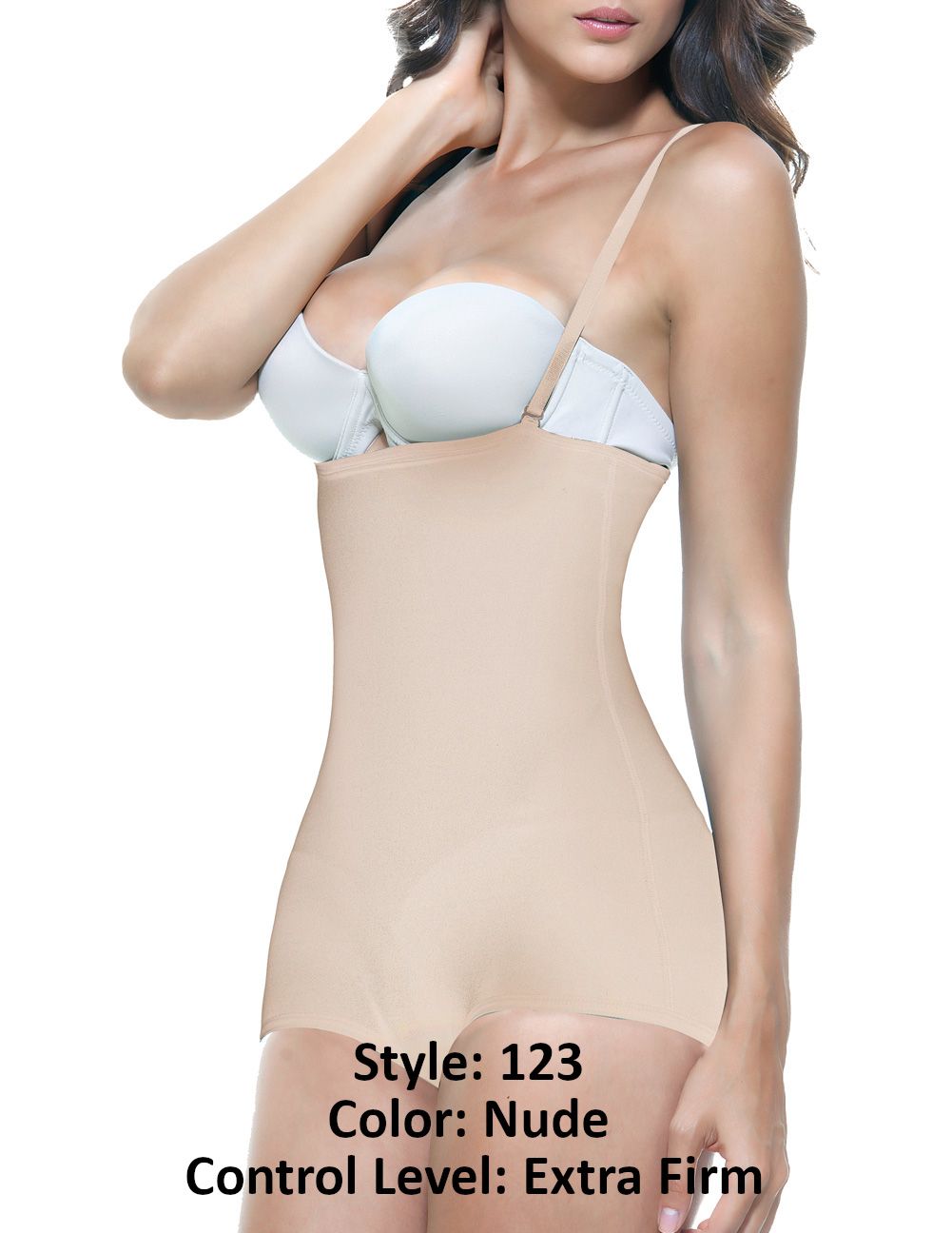 Vedette 123 Lillian Strapless Body Shaper Color Nude