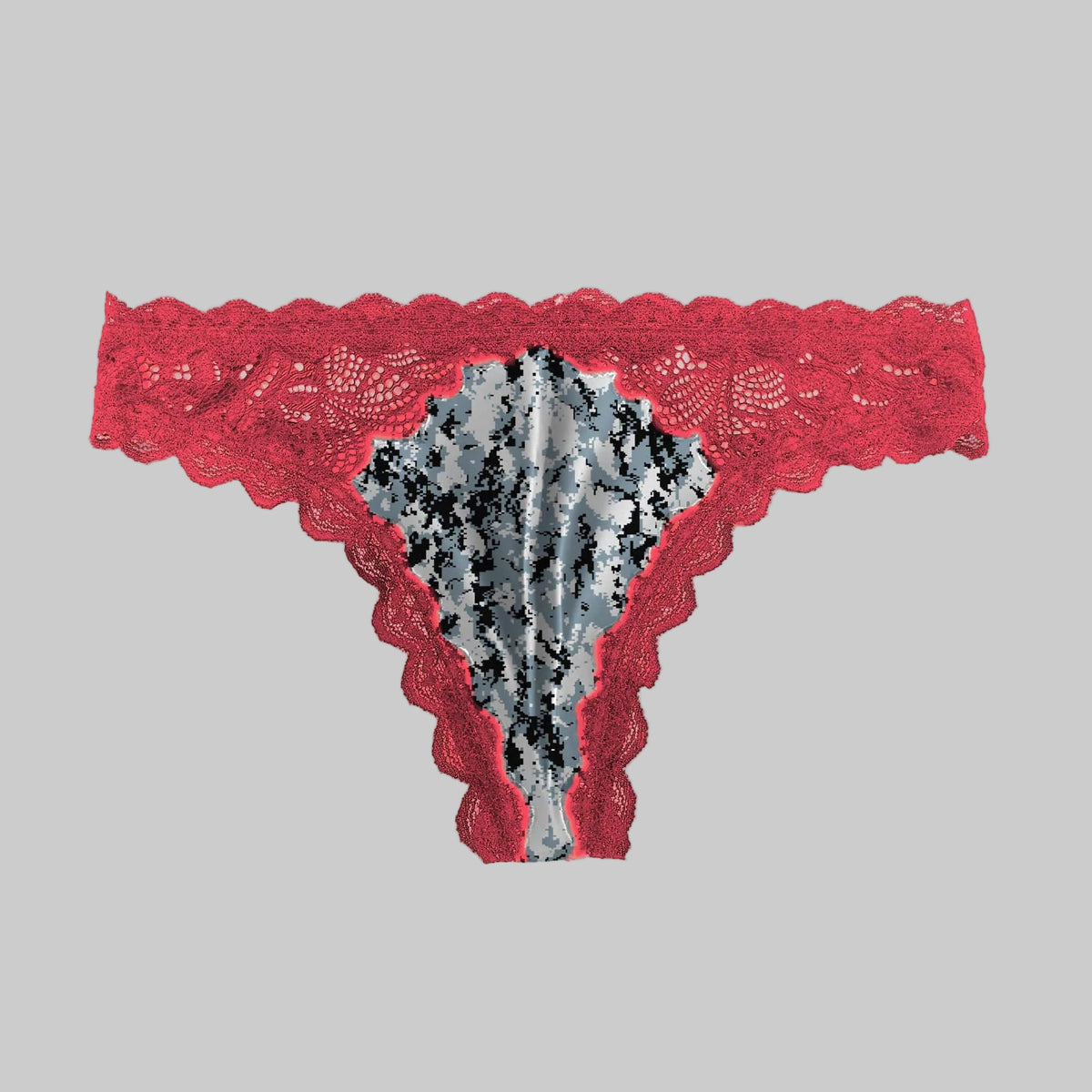 Lace Thong - Envision W/Red