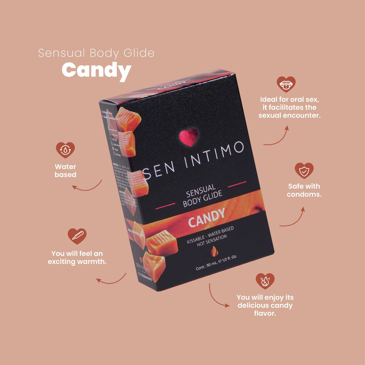 Sweet Candy Warming Lubricant – 30ml