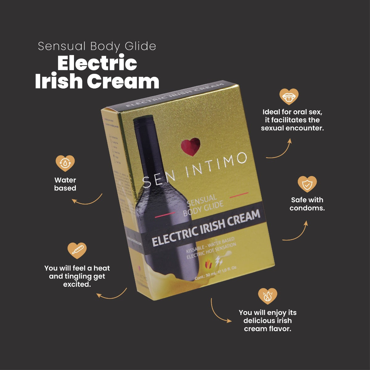 Electric Irish Cream Pleasure Gel – 30ml