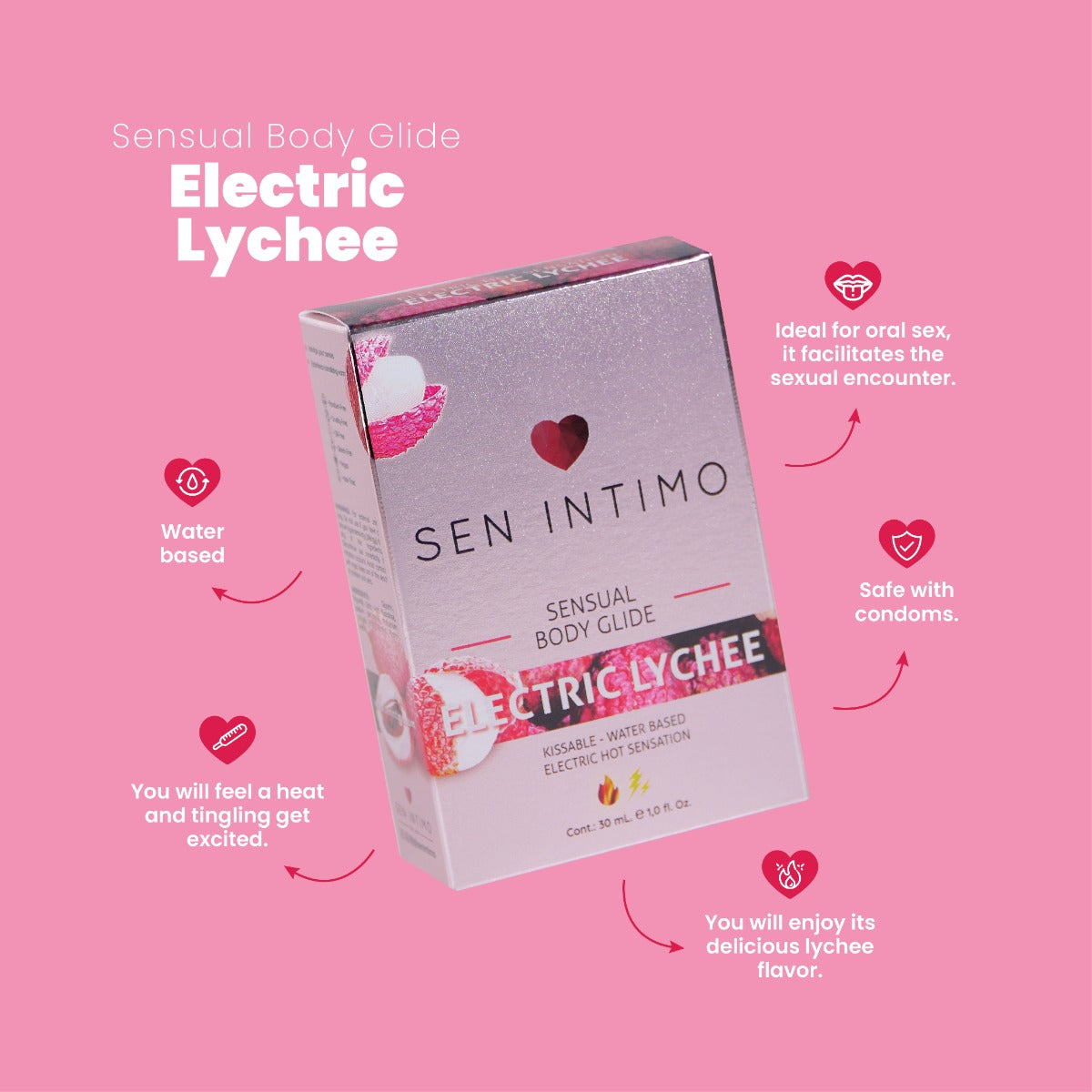 Lychee Bliss Sensual Gel – 30ml