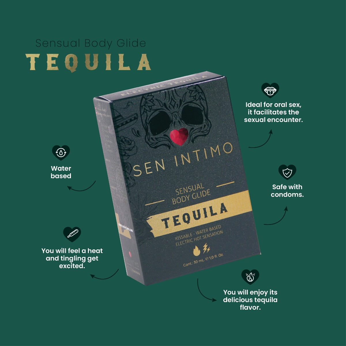 Tequila Infused Pleasure Gel – 30ml