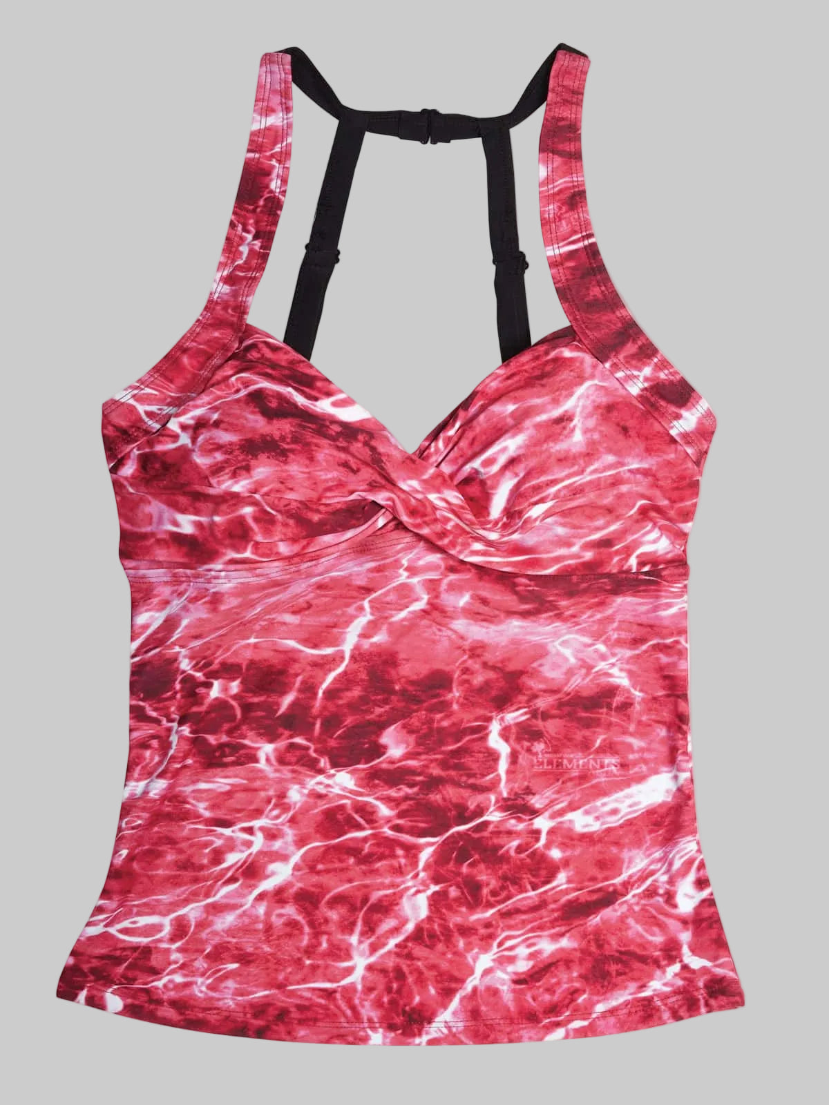 Women's Camo Tankini Swimsuit - Anemone Black Hunting Swimwear - view 1
