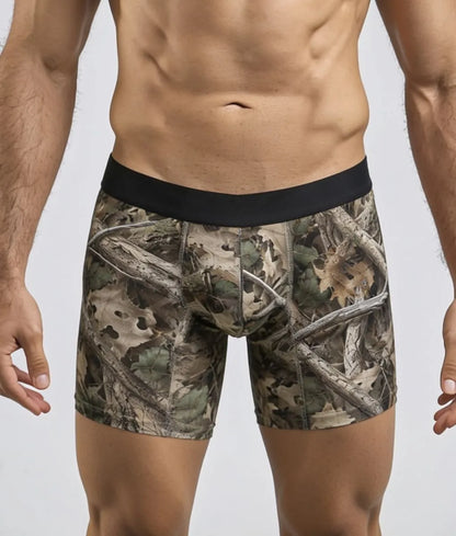 Men's Camo Hunting Boxer Brief - Moisture-Wicking - Faded - view 1
