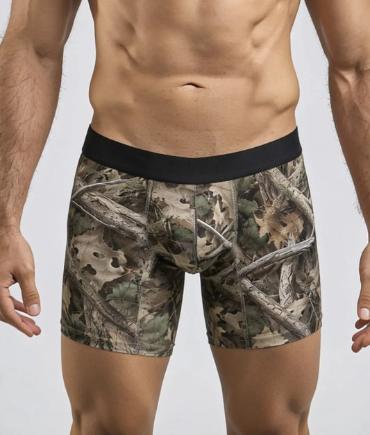 Men's Camo Hunting Boxer Brief - Moisture-Wicking - Faded - view 1