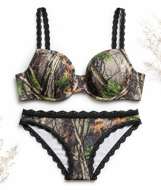 WoodLand Camo Bra + Panty Bundle – Save 30%