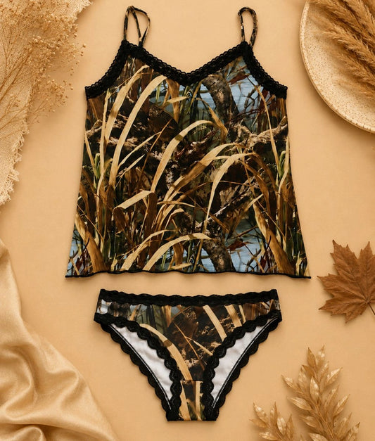 WillowCreek Camo Camisole + Panty Bundle