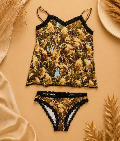 GoldenMarsh Camo Camisole + Panty Bundle – Save 30%