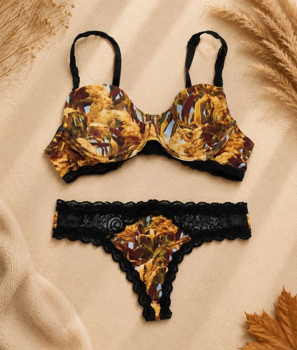 GoldenMarsh Camo Bra + Thong Bundle – Save 30%