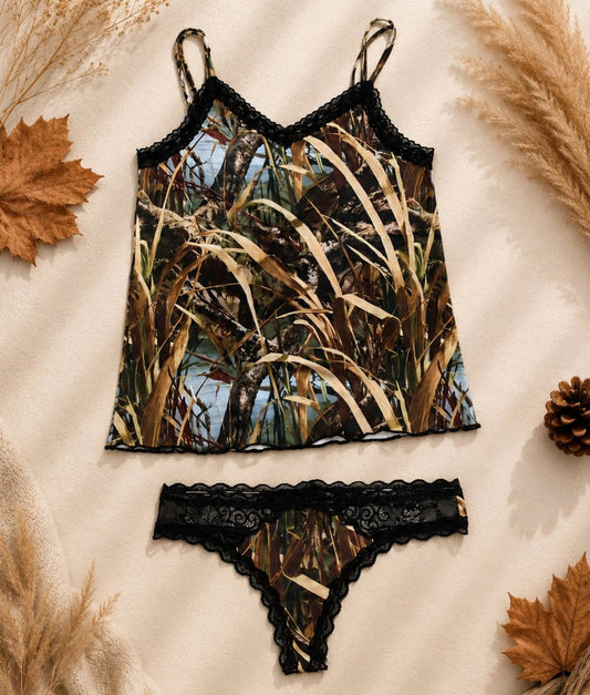 WillowCreek Camo Camisole + Thong Bundle