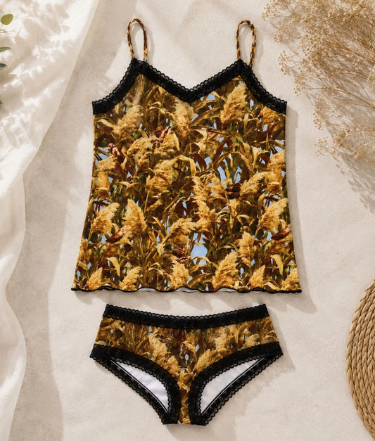 GoldenMarsh Camo Camisole + Boyshort Bundle