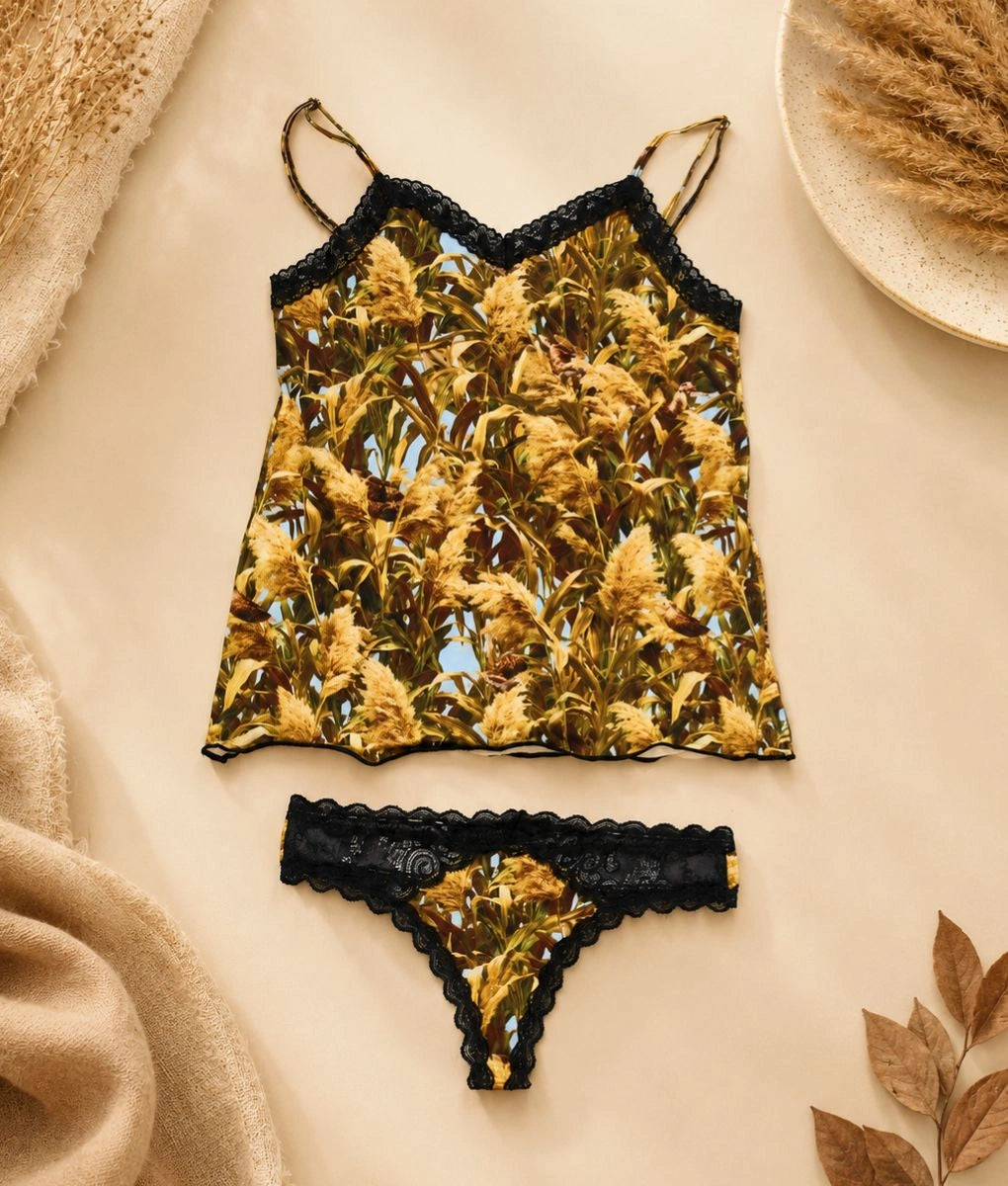 GoldenMarsh Camo Camisole + Thong Bundle - view 1