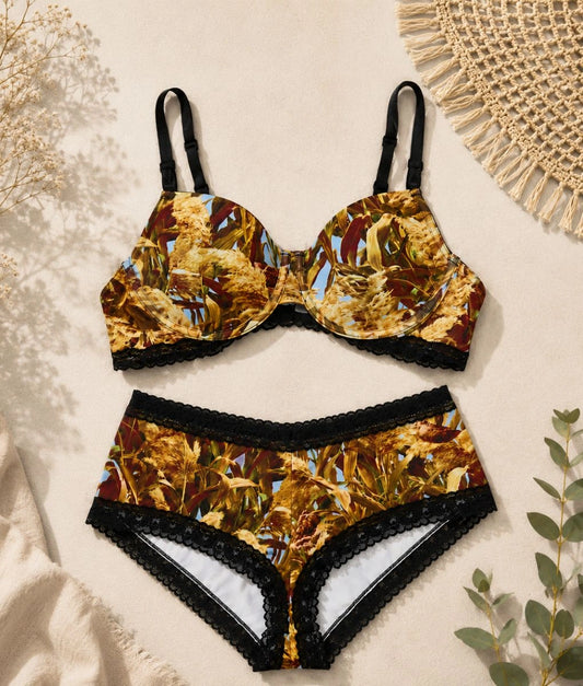 GoldenMarsh Camo Bra + Boyshort Bundle