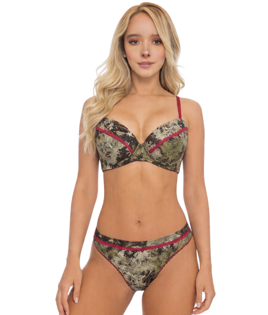 Scalloped Trimmed Thong – King's Camo | Wilderness Dreams