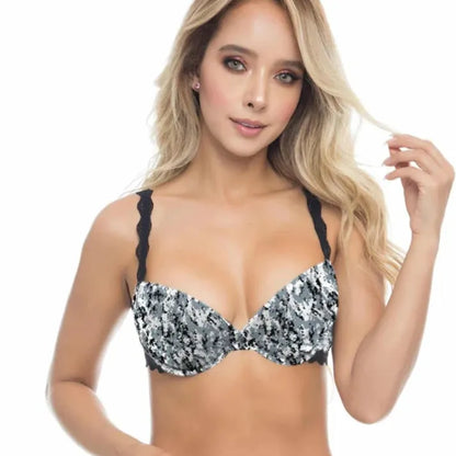 Camo & Lace T-Shirt Bra Envision
