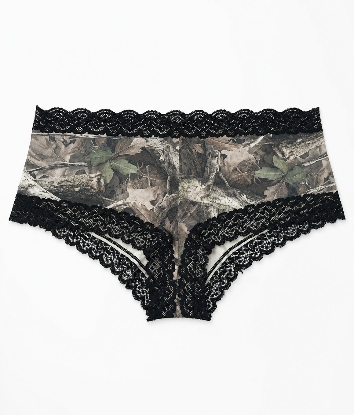 Women's Camo Stretch Boyshort - Faded Hunting Underwear - Wilderness Dreams