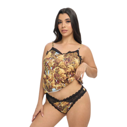 Women's Camo Camisole + Thong Bundle - GoldenMarsh Hunting Lingerie - Wilderness Dreams