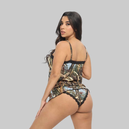 Women's Camo Camisole + Panty Bundle - WillowCreek Hunting Lingerie - Wilderness Dreams