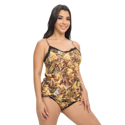 Women's Camo Camisole + Panty Bundle - GoldenMarsh Hunting Lingerie - Wilderness Dreams