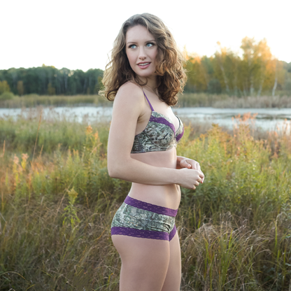 Women's Camo Hunting Boyshort Panty - Shape Shift Underwear - Wilderness Dreams