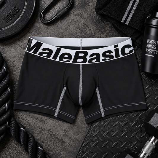 Men's Performance Microfiber Boxer Trunk - Moisture-Wicking
