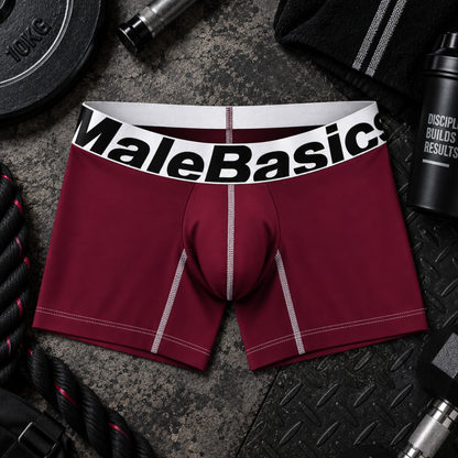 Men's Performance Microfiber Boxer Trunk - Moisture-Wicking