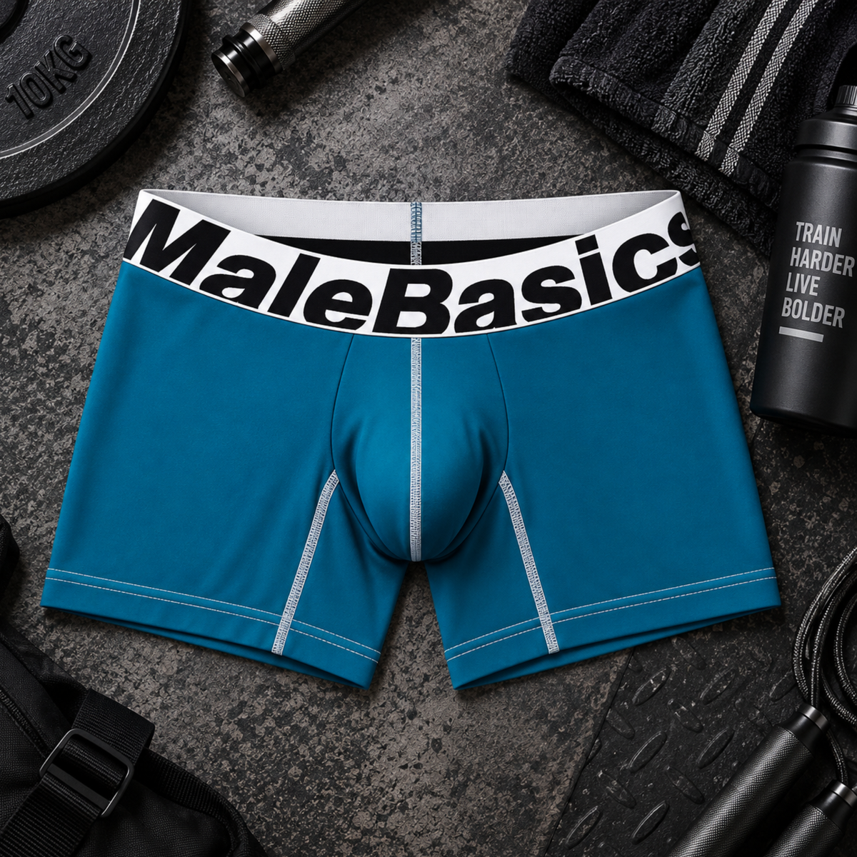 Men's Performance Microfiber Boxer Trunk - Moisture-Wicking