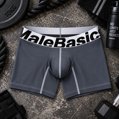 Men's Performance Microfiber Boxer Trunk - Moisture-Wicking