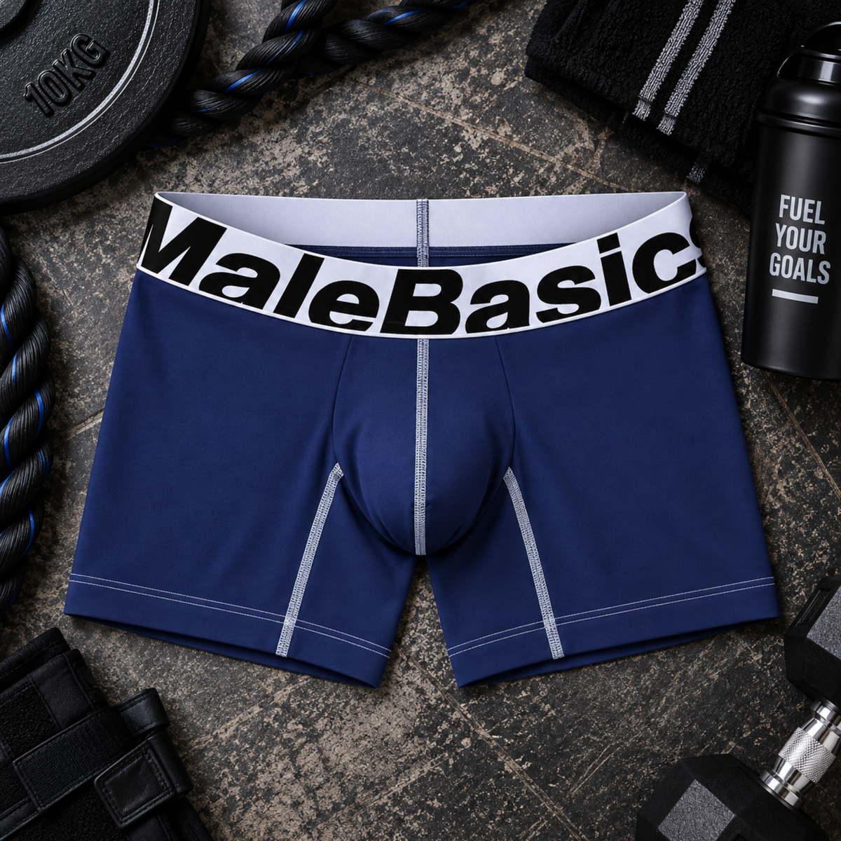 Men's Performance Microfiber Boxer Trunk - Moisture-Wicking