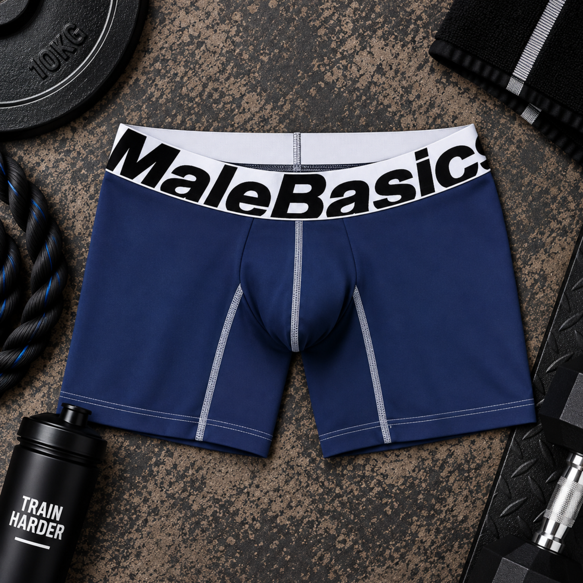 Men's Performance Microfiber Boxer Briefs - Mid-Leg
