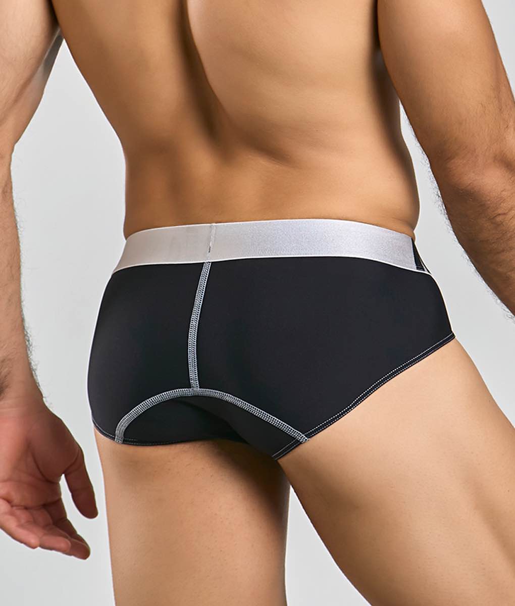 Men's stretch microfiber brief underwear - view 3