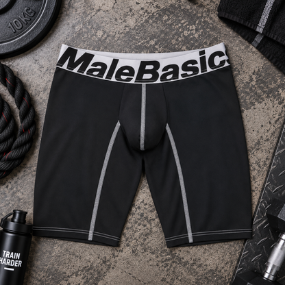 Men's Active Microfiber Athletic Boxer - Mid-Leg