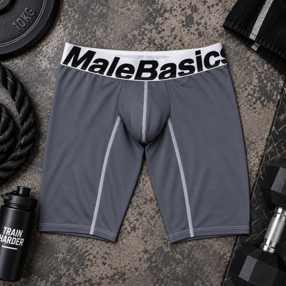 Men's Active Microfiber Athletic Boxer - Mid-Leg