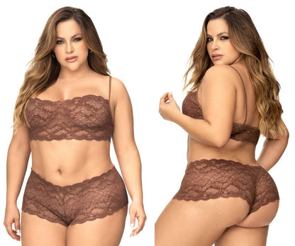 Mapale 206 Panty and Top Lace Set