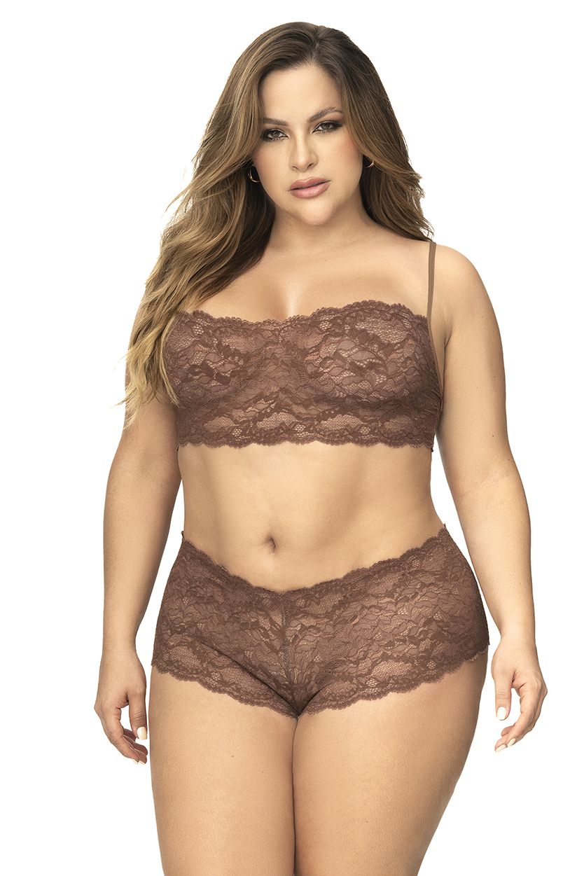 Mapale 206 Panty and Top Lace Set