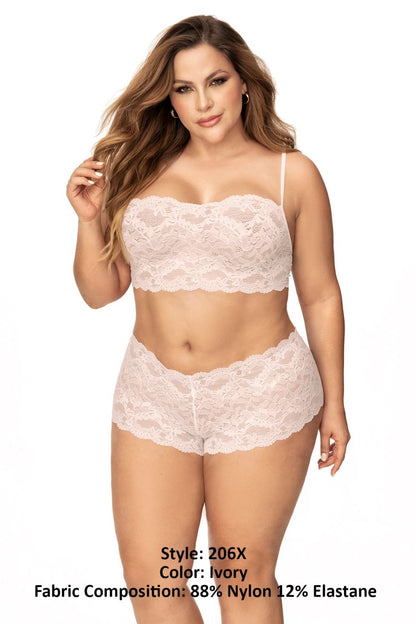 Mapale 206 Panty and Top Lace Set