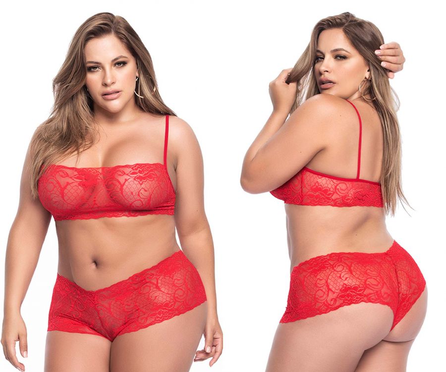 Mapale 206 Panty and Top Lace Set