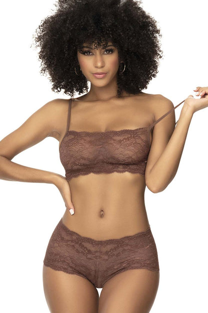 Mapale 206 Panty and Top Lace Set