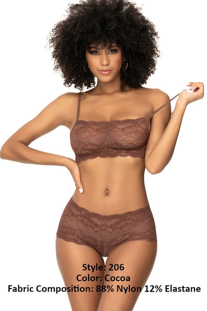 Mapale 206 Panty and Top Lace Set