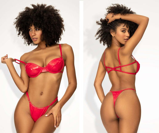 Mapale 2740 Two Piece Set Color Wet Red