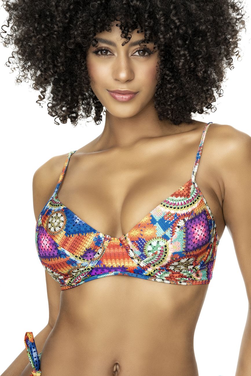 Mapale 67053 Underwired Two Piece Swimsuit Crochet Print