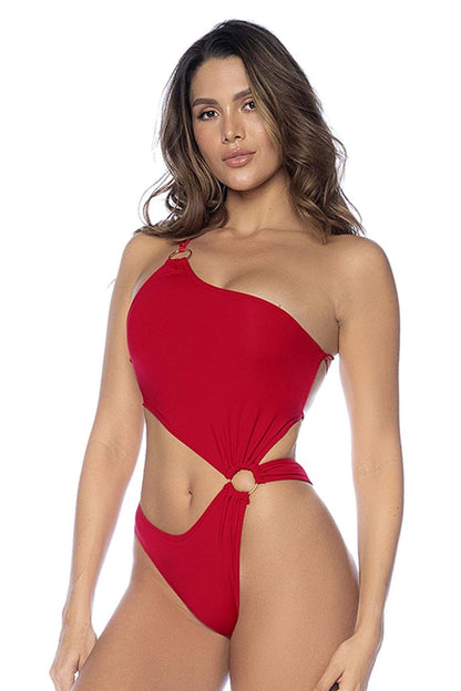 Mapale 67112 One Piece Swimsuit Color Red