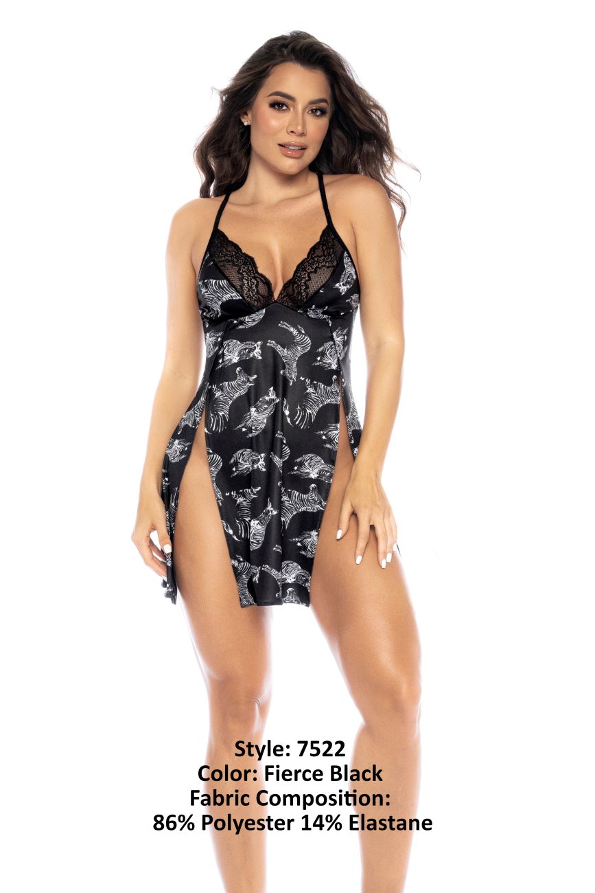 Mapale 7522 Sleep Chemise Color Fierce Black