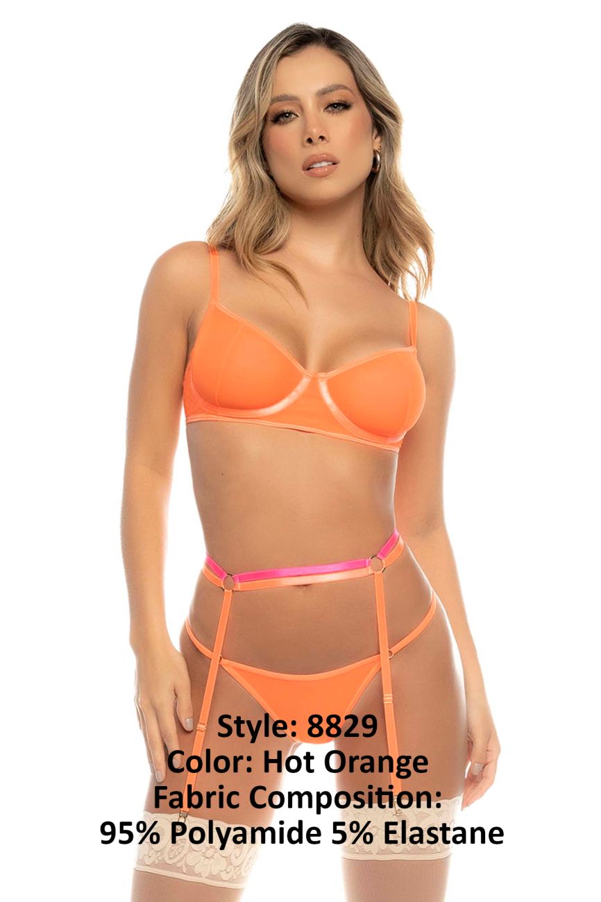 Mapale 8829 Aurelia Three Piece Set Color Hot Orange